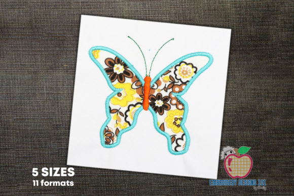 Beautiful Butterfly Applique Pattern Review for Apparel Embroidery