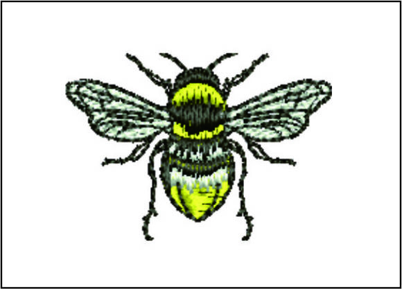 Bee Detailed: A Versatile Embroidery Design for Personalized Gifts