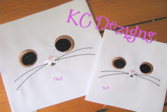 Bunny Eyes and Nose Embroidery Design Review for Business Use