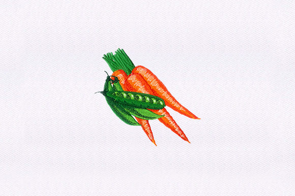 Carrot Peas Design Review: A Versatile Machine Embroidery Asset
