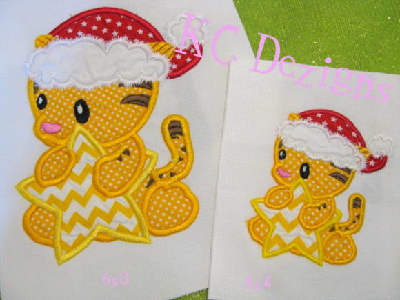 Christmas Baby Tiger Applique Review for Seasonal Embroidery Projects