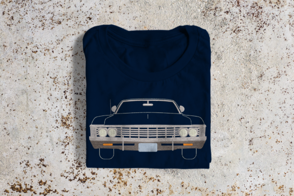 Classic Muscle Car Embroidery Design Review