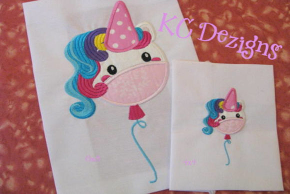 Cute Unicorn Balloon Applique Review for Embroidery Projects