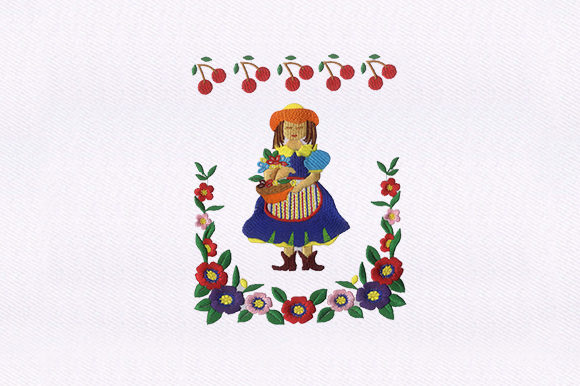Fruits Collecting Girl: A Design Review for Boutique Sweatshirts