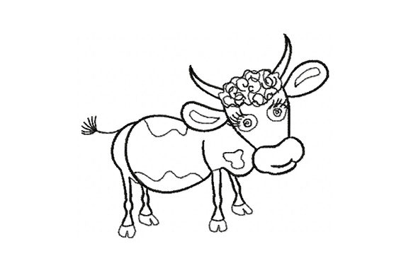 Funny Farm Bull Embroidery Review for Seasonal Collections