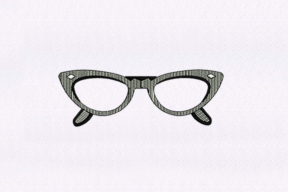 Monotone Glasses Embroidery Review for Craft Fairs