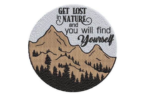 Mountains Trees and a Wise Quote Embroidery Design Review