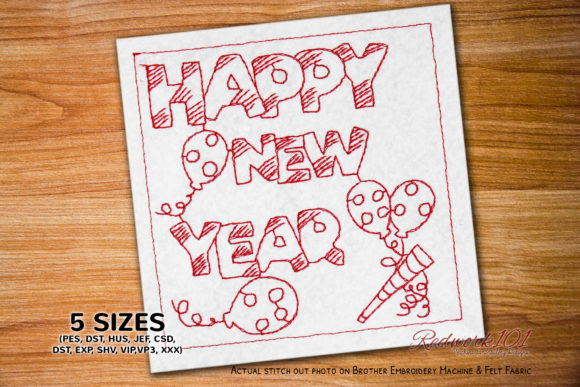 New Year Decoration Machine Embroidery Design Review