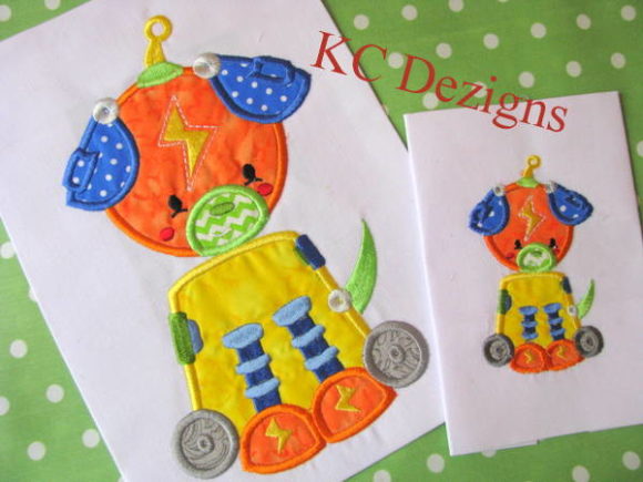 Robot Dog Embroidery Design Review: A Cute, Versatile Machine Applique