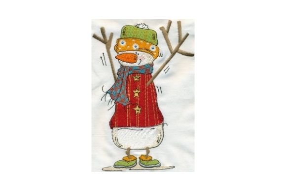 Sassy Twiggy Snowman Embroidery Design Review