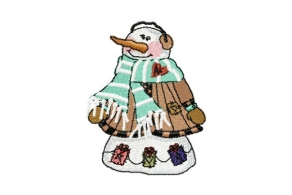 Snowman Zeke: A Festive Embroidery Design for Winter Projects