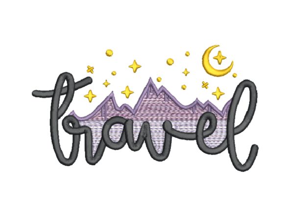 Travel - Mountain and Sky Embroidery Design Review