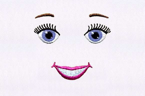 Wide Eyed Smiling Girl Embroidery Review